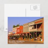 PLAINS, GEORGIA - Home of President Jimmy Carter Briefkaart (Voorkant / Achterkant)
