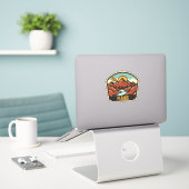Plains, Georgia Sticker (Laptop op bureau)