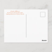 Plains Zonnebloem Post Kaart (Achterkant)