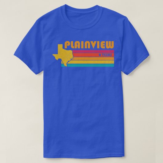 Plainview Texas Verdrietig Souvenir T-shirt (Design voorkant)