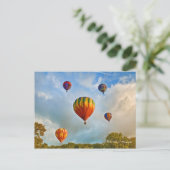 Plainville Ct Hot Air-ballonnen Briefkaart (Staand voorkant)