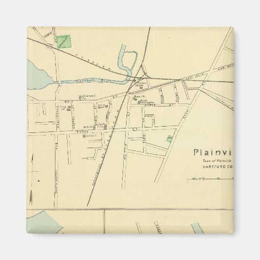 Plainville, Warehouse Pt, Windsor Magneet (Voorkant)