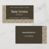 plaited visitekaartje (Voorkant / Achterkant)