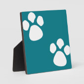 Plak afdrukken verven - Blauwgroen Fotoplaat (Voorkant)