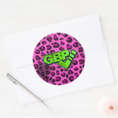 Plak 'em vast ronde sticker (Envelop)