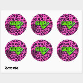 Plak 'em vast ronde sticker (Vel)