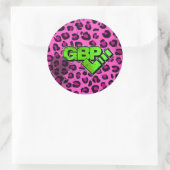 Plak 'em vast ronde sticker (Tas)