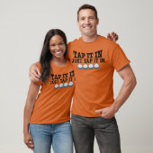 Plak het gewoon Funny Golf Humoree retro T-shirt (Unisex)
