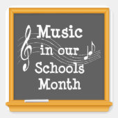 Plak het op je muziek vierkante sticker (Voorkant)