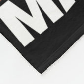 Plak het waar het Sticker is Fleece Deken (Hoek)
