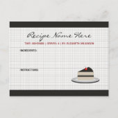 Plak Kaart voor het inktrecept (Voorkant)