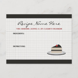 Plak Kaart voor het inktrecept