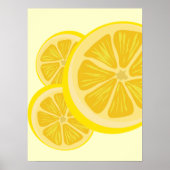 Plak Lemon-afdrukken Poster (Voorkant)