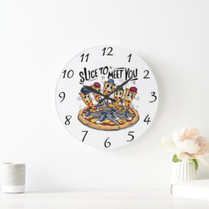Plak om je grappige Pizza te ontmoeten Grote Klok