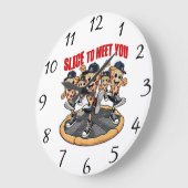 Plak om je grappige Pizza te ontmoeten Grote Klok (Hoek)