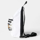 Plak om je grappige Pizza te ontmoeten Sling Bag (Rechts)