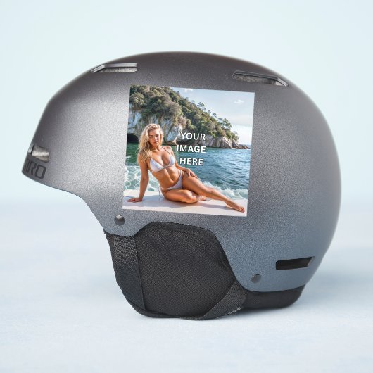PLAK! ✨ Op maat gemaakte vinyl sticker Glans (Helm Zijkant)
