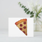 Plak Pizza - Emoji Briefkaart (Staand voorkant)
