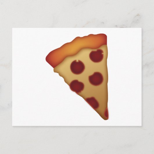 Plak Pizza - Emoji Briefkaart (Voorkant)