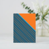 plak Sinaasappel Briefkaart (Staand voorkant)