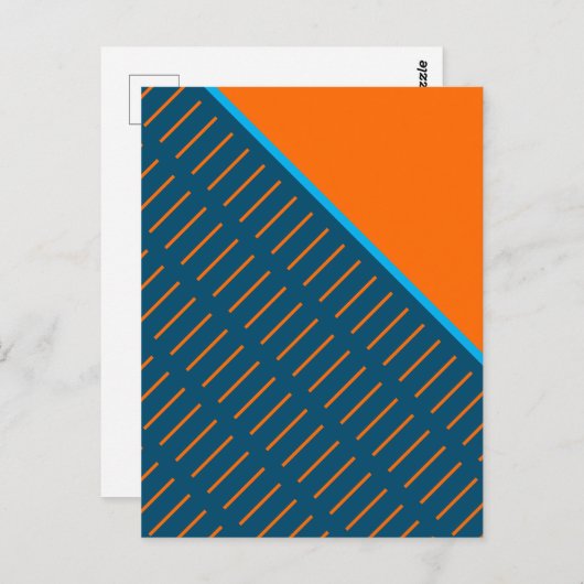 plak Sinaasappel Briefkaart (Voorkant / Achterkant)