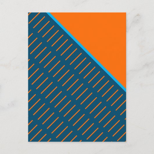 plak Sinaasappel Briefkaart (Voorkant)