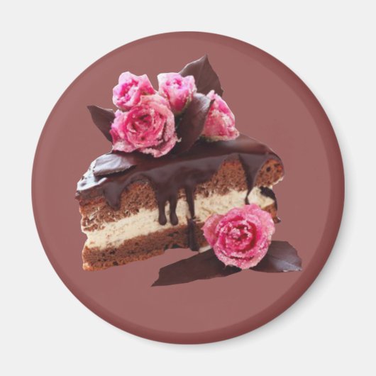 Plak van de decoratieve chocolade-centrifuge-Cake Magneet (Voorkant)