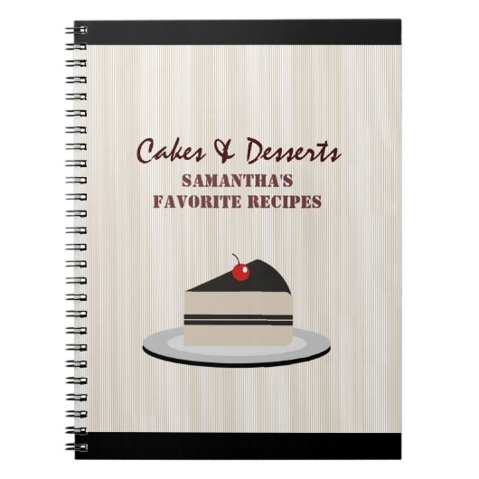 Plak van de sluiting - Recipes Notitieboek (Voorkant)
