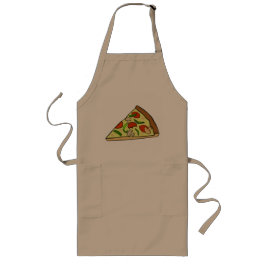 Plak van het Apron van Mannen van Pizza Lang Schort