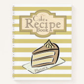 Plak van het sluitkaprecept notitieboek (Voorkant)