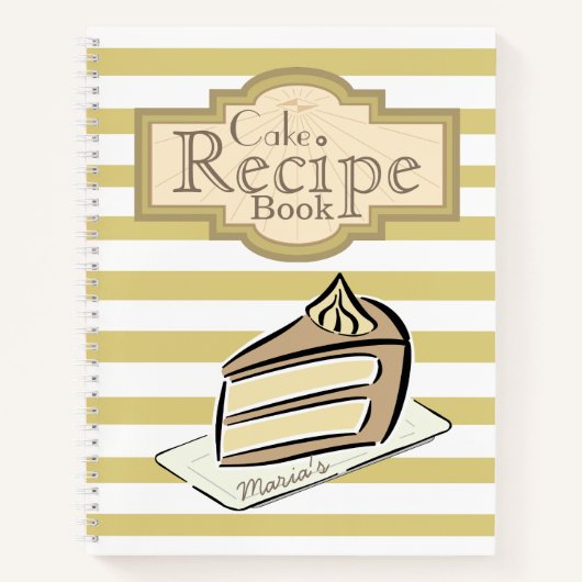 Plak van het sluitkaprecept notitieboek (Voorkant)