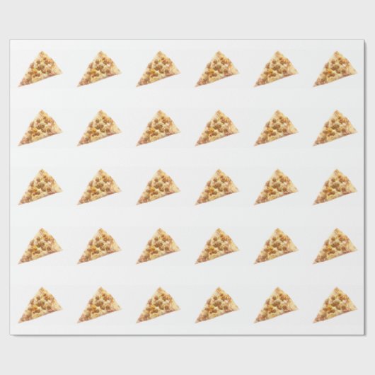 Plak van Pizza Cadeaupapier (Vlak)