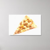 Plak van Pizza Canvas Afdruk (Voorkant)