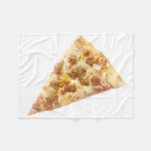 Plak van Pizza Fleece Deken