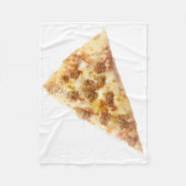 Plak van Pizza Fleece Deken (Voorkant)