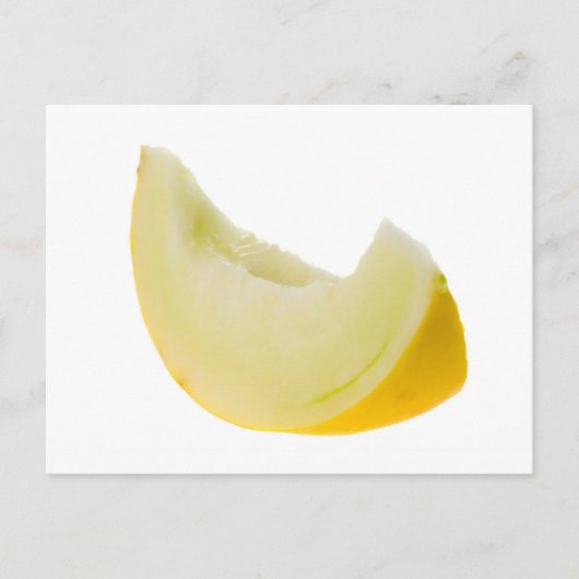 Plak witte honingmeloen briefkaart (Voorkant)