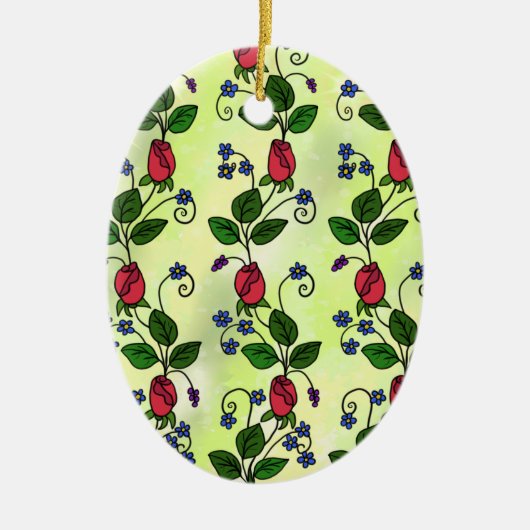 Plakatranke Keramik Ornament (Voorkant)
