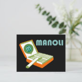 Plakatstilretro-sigaretten Briefkaart (Staand voorkant)