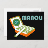 Plakatstilretro-sigaretten Briefkaart (Voorkant / Achterkant)