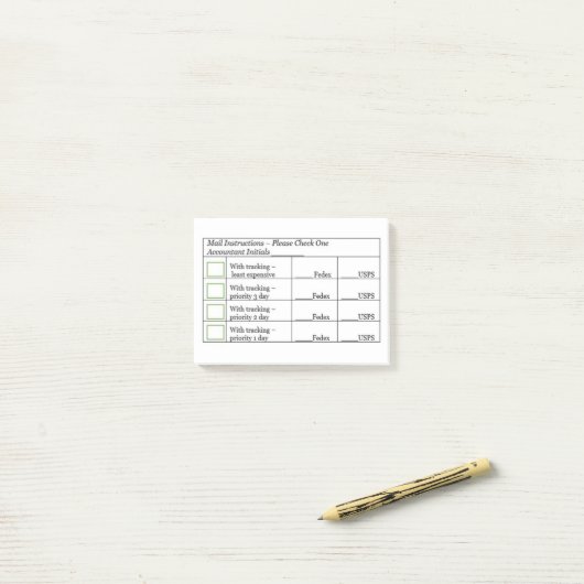 plakbiljetten - voor koken post-it® notes (Op bureau)