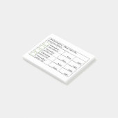 plakbiljetten - voor koken post-it® notes (Schuin)