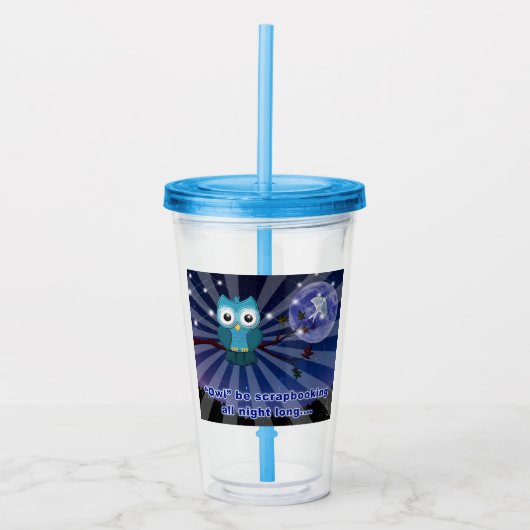 Plakboek Acryl Drinkbeker (Voorkant)