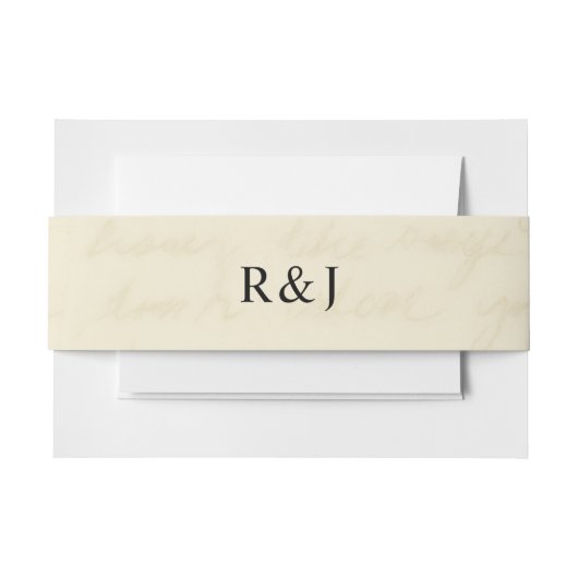  plakboek bruiloft uitnodiging buikband uitnodigingen wikkel (Voorkant Voorbeeld)