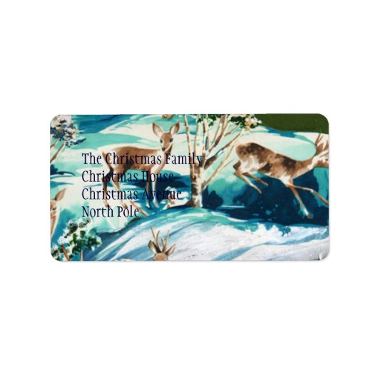 plakboek hert etiket (Voorkant)