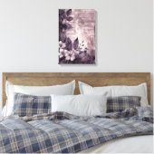 plakboek pagina's: Bijna Mauve Canvas Afdruk (Insitu (Slaapkamer))