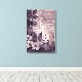 plakboek pagina's: Bijna Mauve Canvas Afdruk