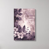 plakboek pagina's: Bijna Mauve Canvas Afdruk (Voorkant)