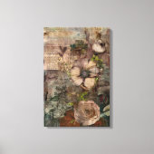 plakboek pagina's: Vervaagde Botanicals Canvas Afdruk (Voorkant)