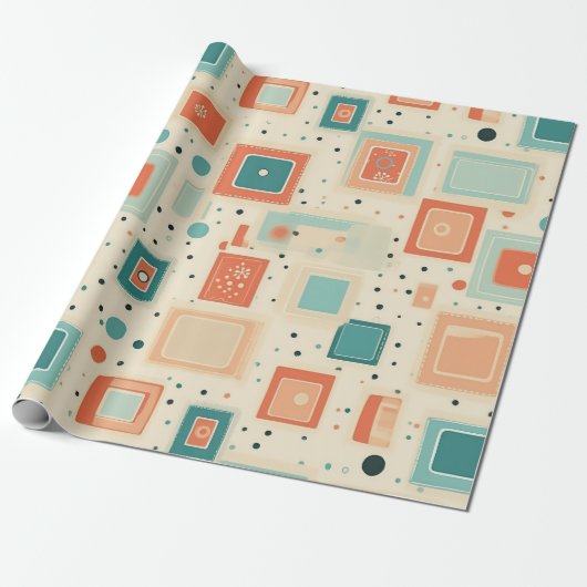 plakboekpatroon (2) cadeaupapier (Uitgerold)