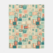  plakboekpatroon fleece deken (Voorkant)